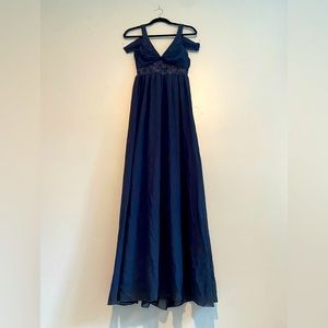 Navy Blue Lulu Formal Dress